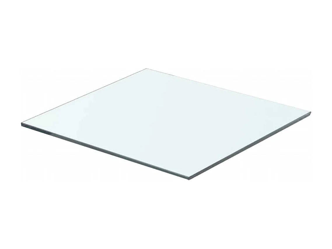 Panneaux d'étagère 2 pcs Verre Transparent 40 x 30 cm