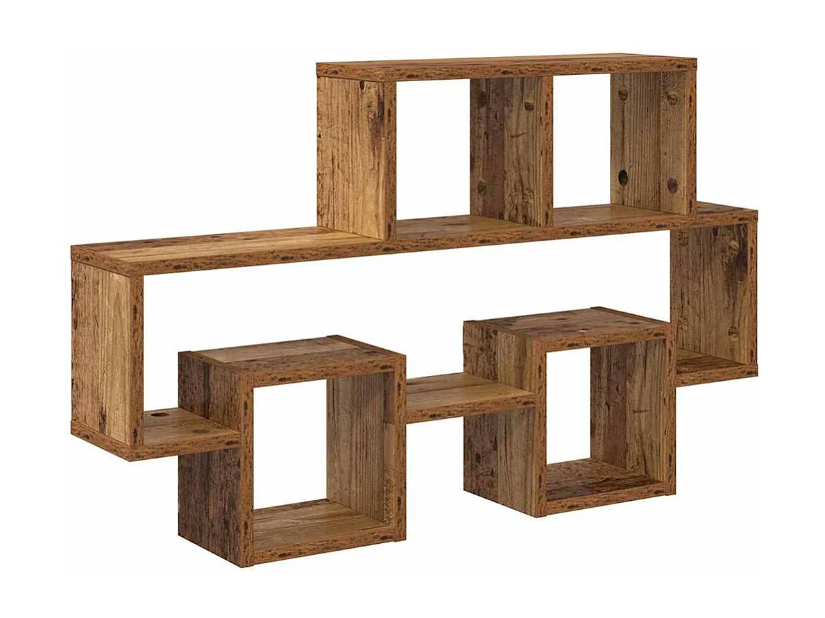 Mensola da parete in legno antico 82 x 15 x 51 cm in legno ingegnerizzato