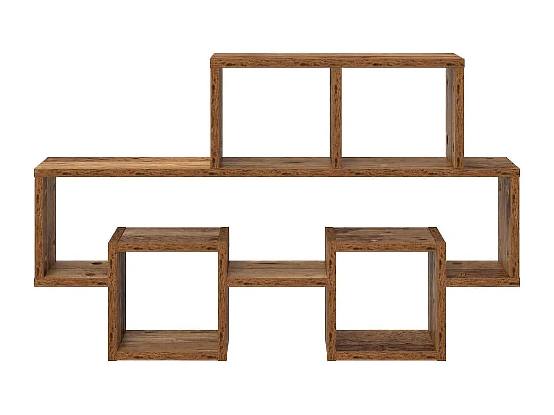 Mensola da parete in legno antico 82 x 15 x 51 cm in legno ingegnerizzato