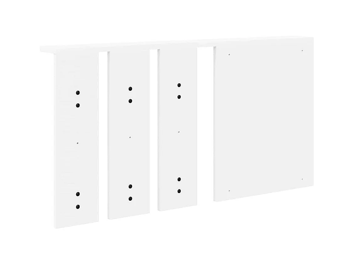 Porte-manteau mural Blanc 85 x 10 x 45 cm Bois d'ingénierie