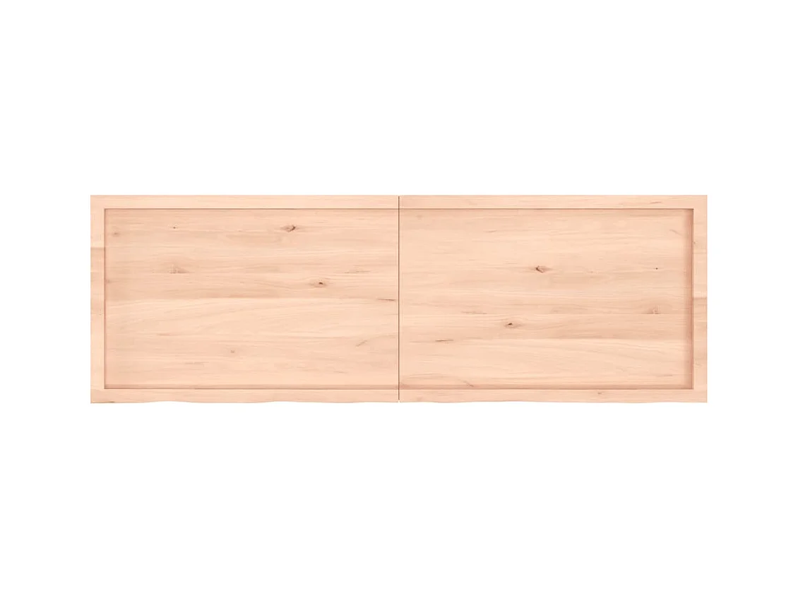 Estante de pared 180x60x(2-6) cm madera maciza de roble sin tratar
