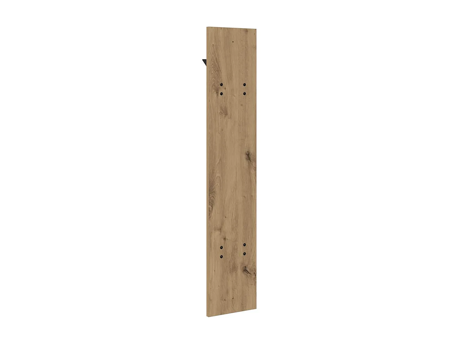 Handgefertigte Wandgarderobe aus Eiche 20 x 1,5 x 100 cm