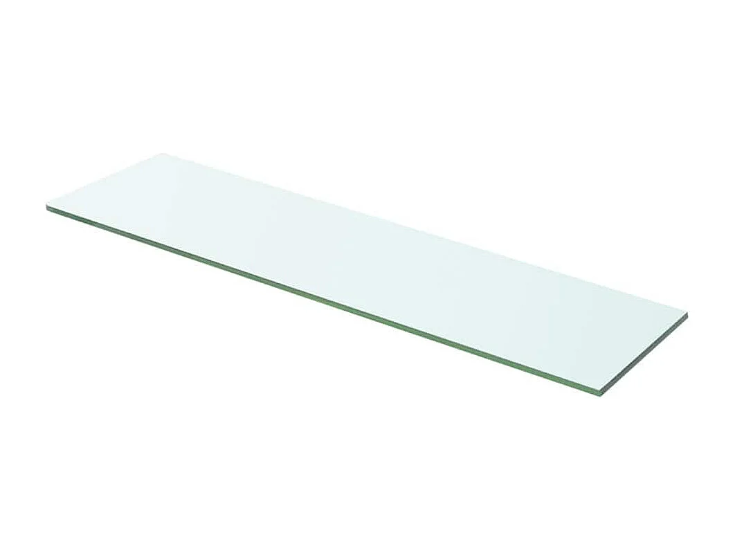 Panneaux d'étagère 2 pcs Verre Transparent 60 x 12 cm