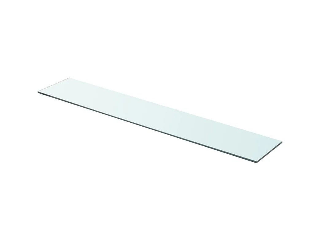 Panneau d’étagère Verre transparent 90 x 15 cm