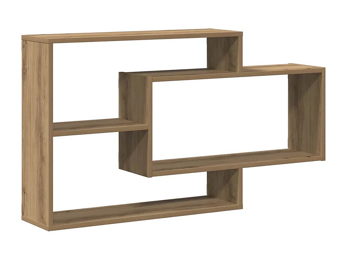 Étagère murale chêne artisanal 104x20x58,5 cm bois d'ingénierie