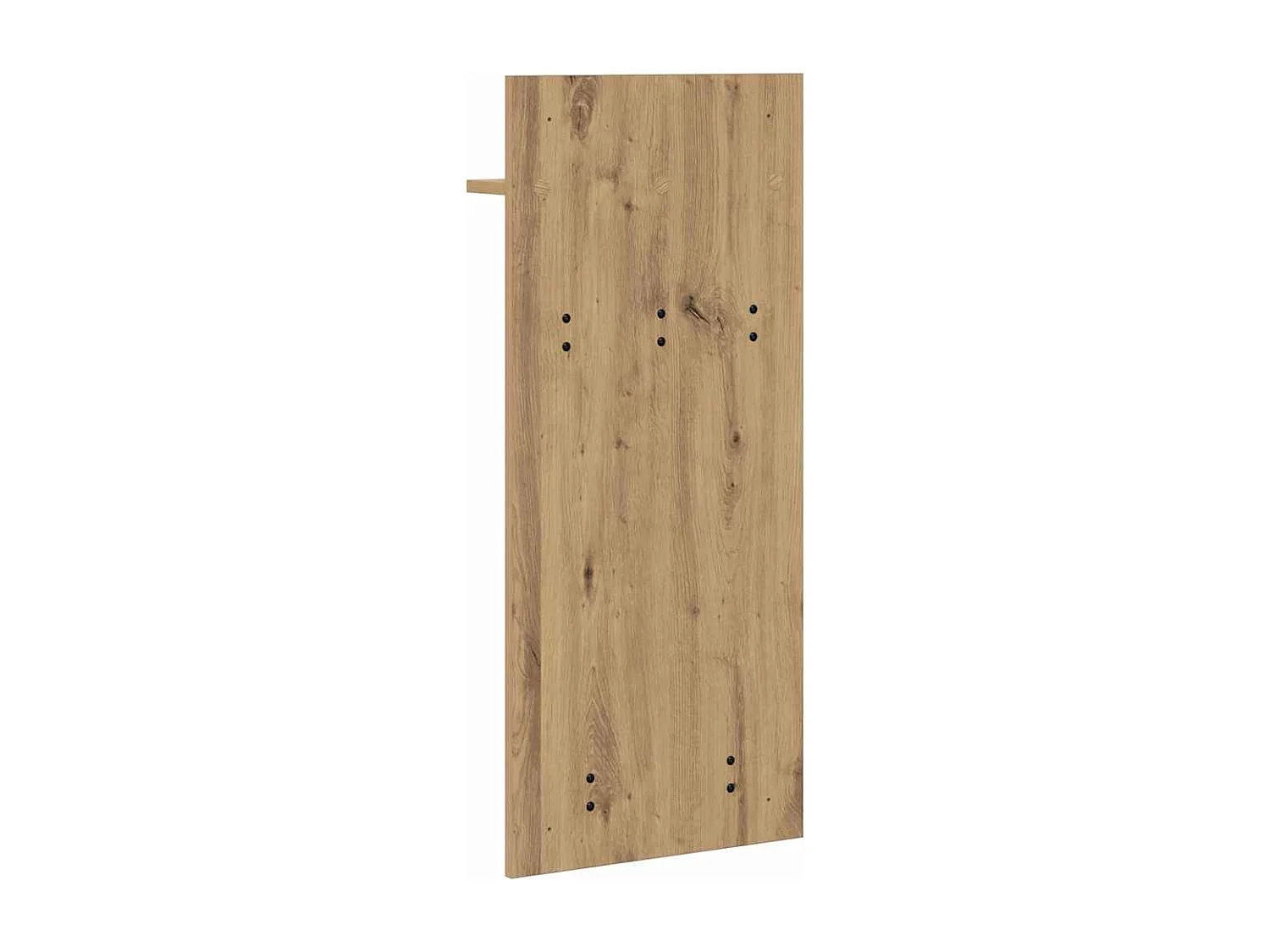 Porte-manteau mural chêne artisanal 90 x 40 x 10 cm