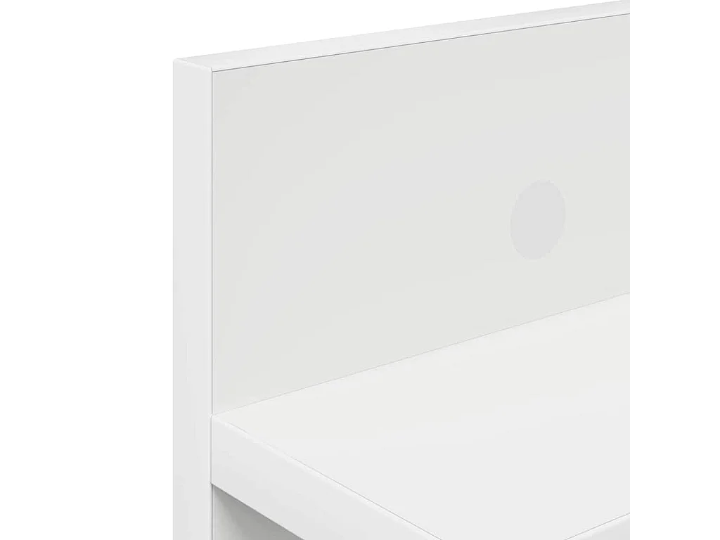 Perchero de pared Blanco 100 x 10,5 x 18 cm Madera de ingeniería