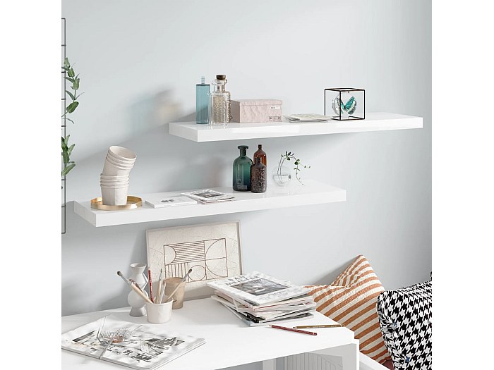 Ideeën voor een wandplank in de woonkamer - Wood & Work