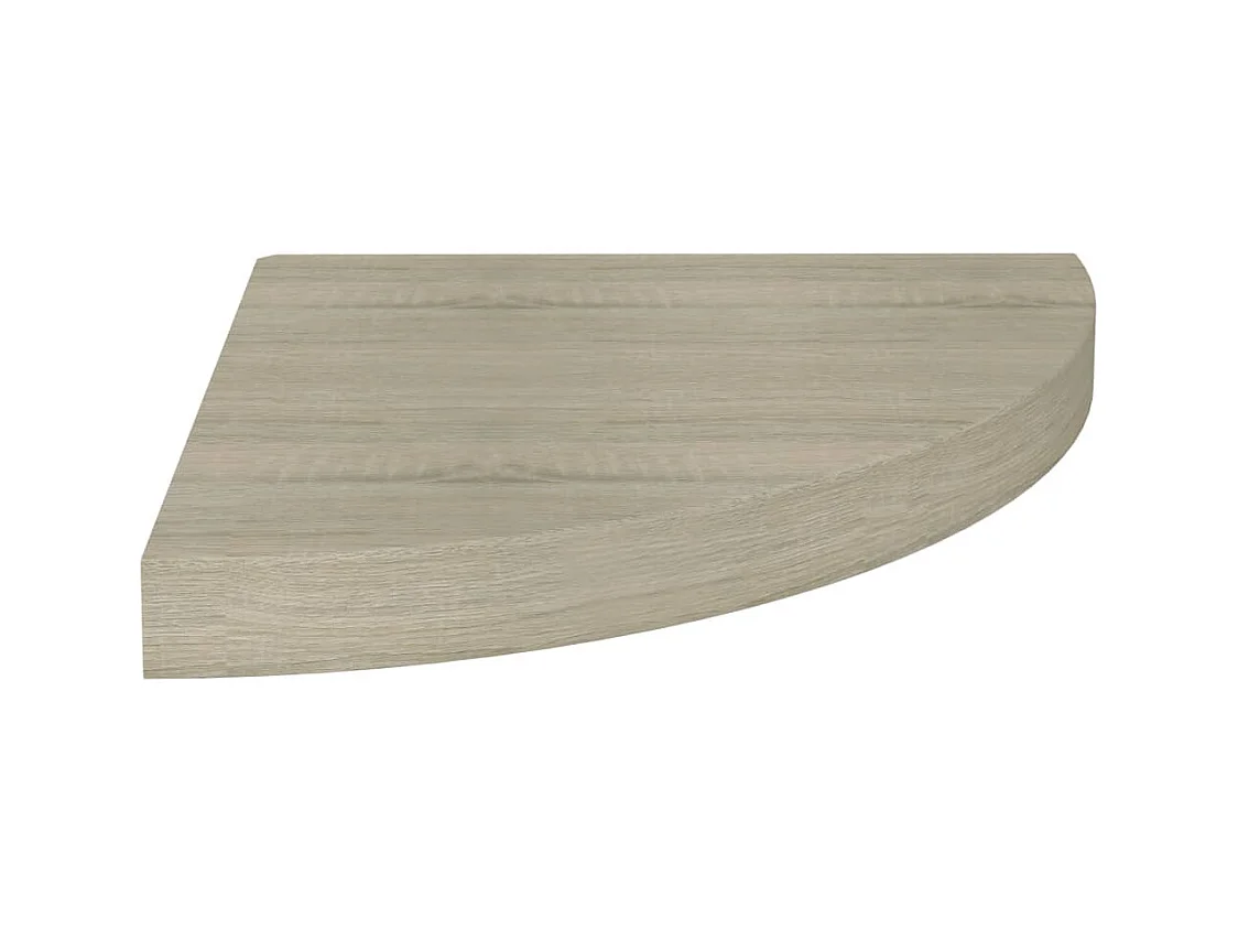 Zwevende hoekplanken 4 stuks Eiken 35x35x3,8 cm MDF