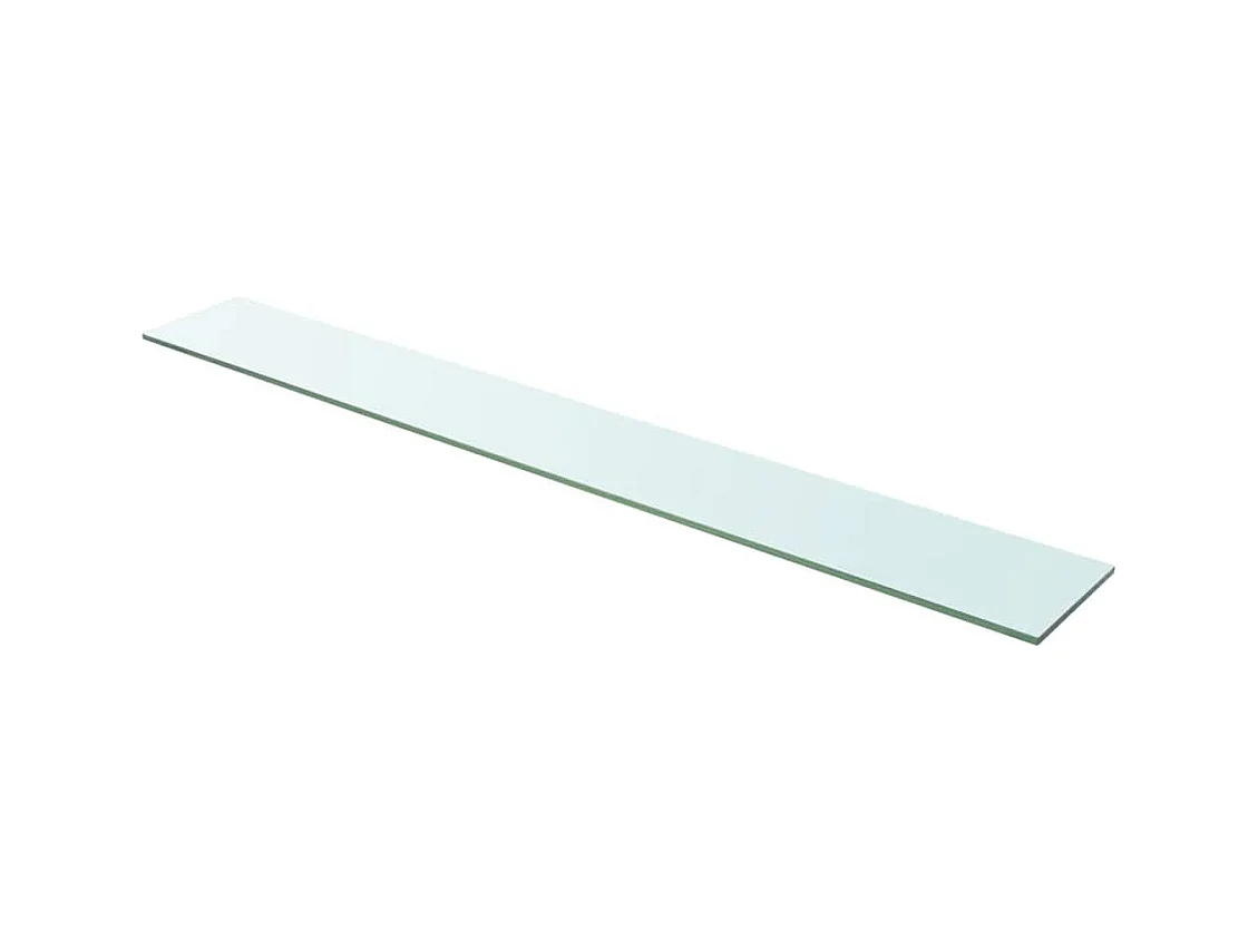 Plankpanelen 2 stuks Transparant glas 110 x 15 cm