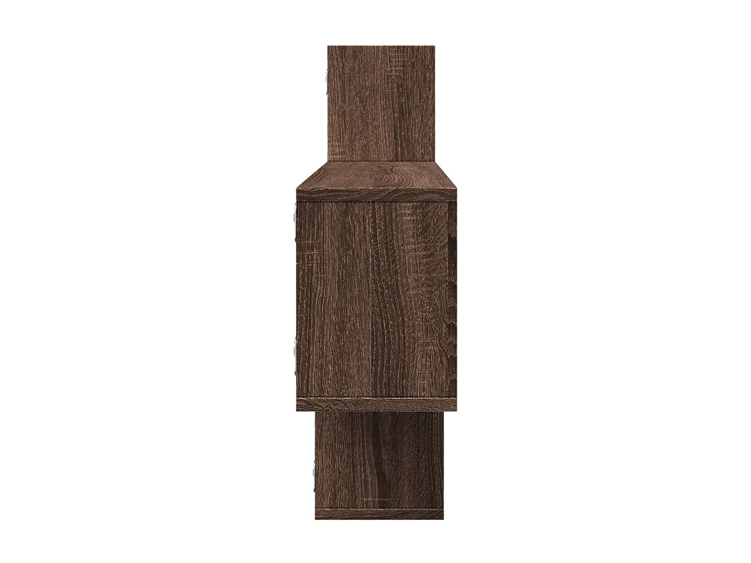Estante de pared roble marrón 167,5x18x68 cm madera de ingeniería