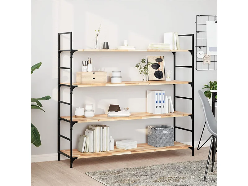 Étagères flottantes 2 pcs 120x40x2 cm acacia massif non traité