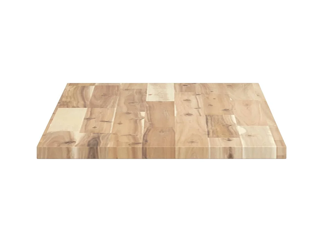 Mensole sospese 2 pezzi 100x40x2 cm in acacia massello non trattata