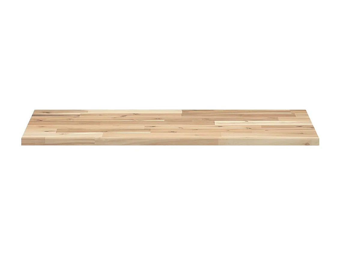Mensole sospese 2 pezzi 100x40x2 cm in acacia massello non trattata