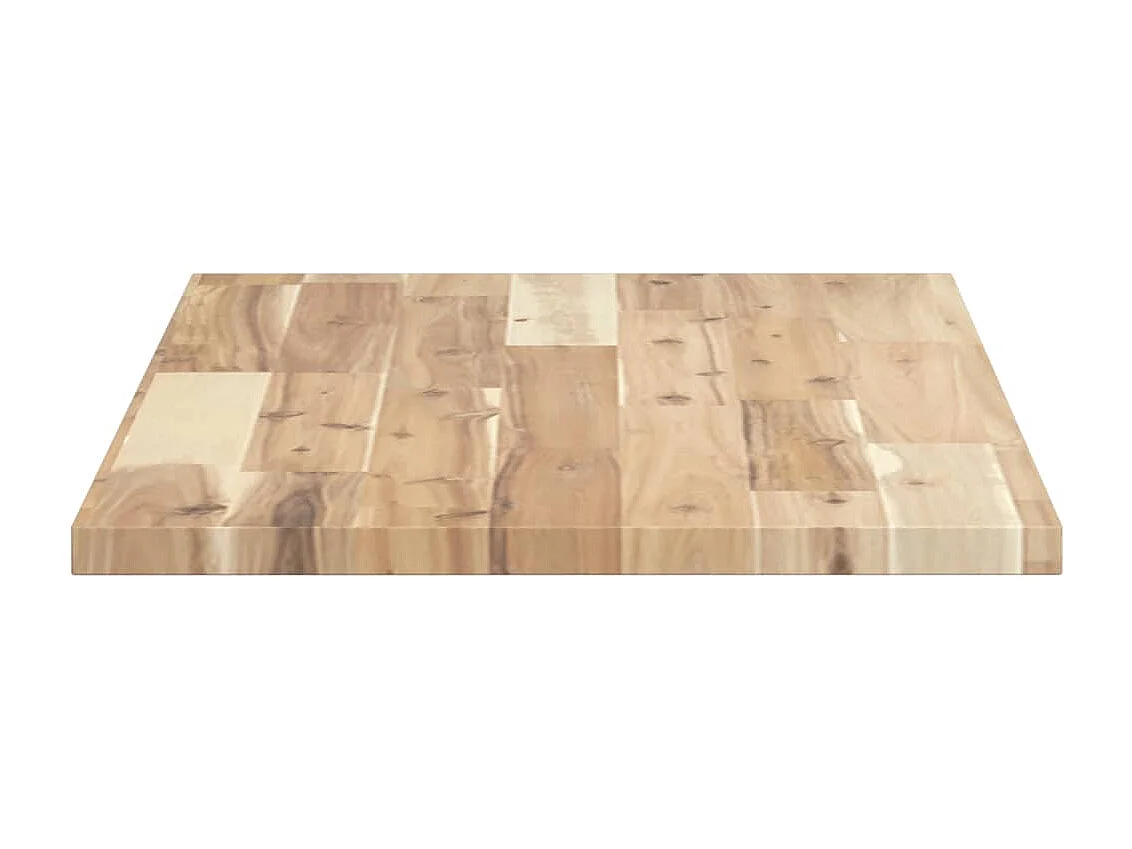 Mensole sospese 2 pezzi 100x40x2 cm in acacia massello non trattata