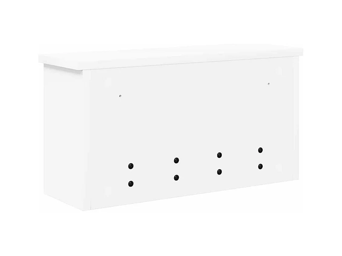 Perchero de pared Blanco 50 x 16 x 26 cm Madera de ingeniería