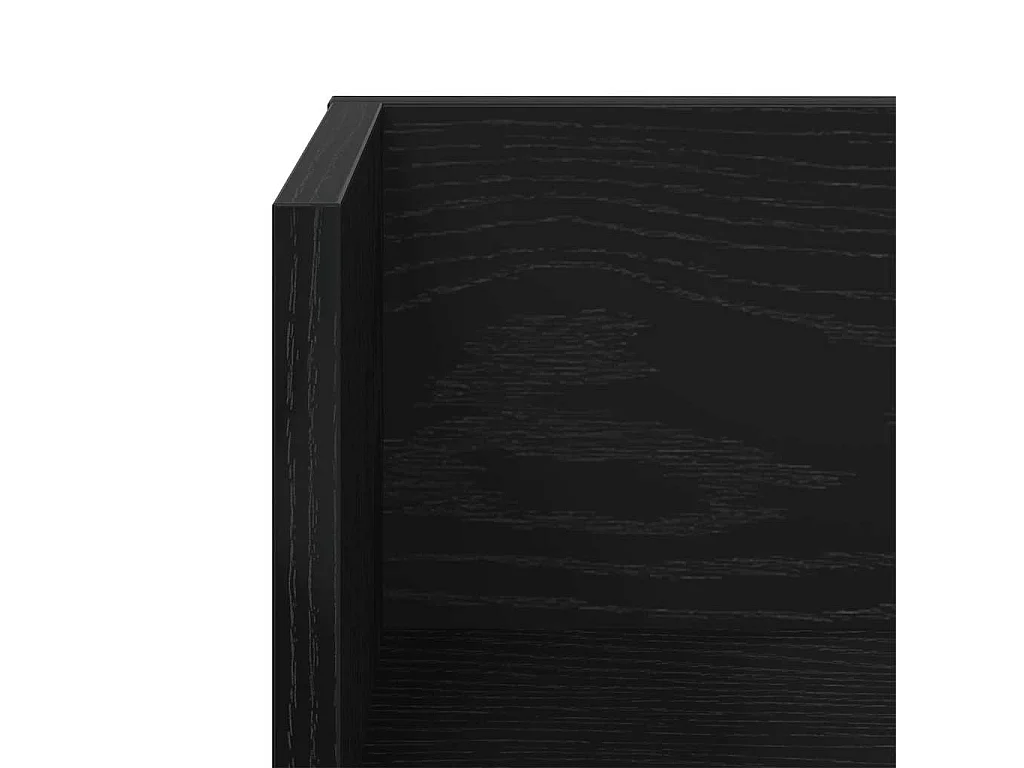 Estantes de pared 2 piezas negro 75x16,5x16,5 cm madera de ingeniería