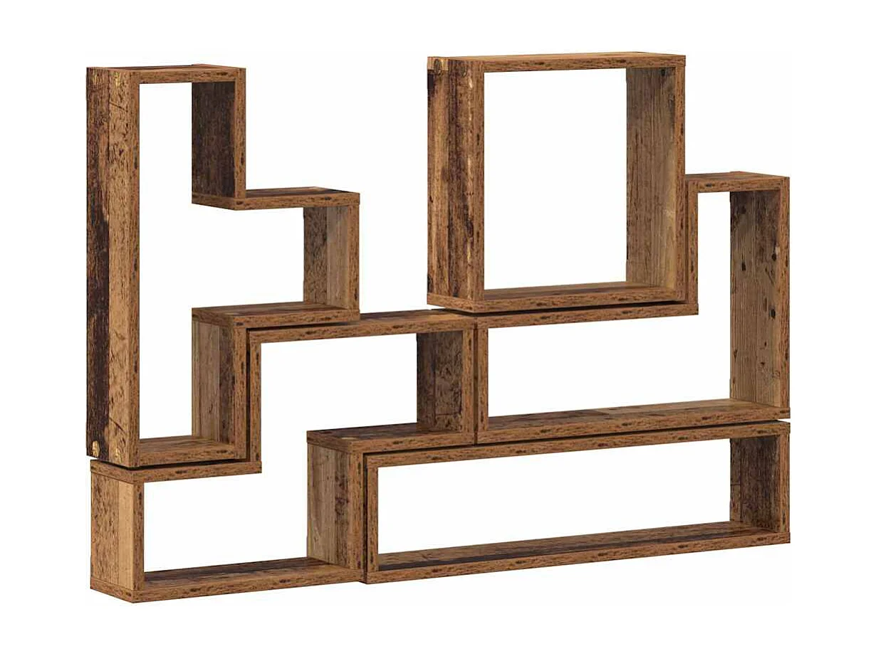 Cubo de pared Otros Madera vieja 96 x 12 x 64 cm Madera de ingeniería