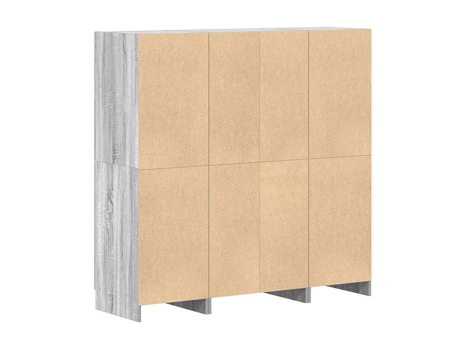 Juego de gabinetes de cocina de 3 piezas en gris Sonoma