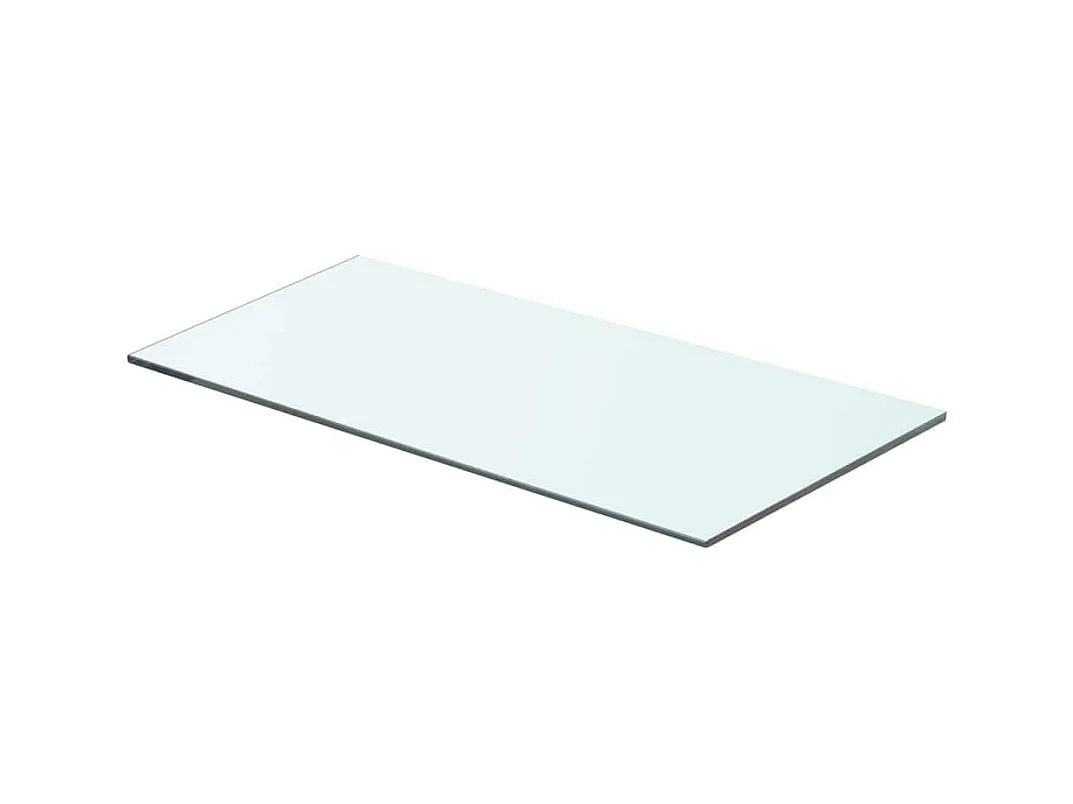 Panneaux d'étagère 2 pcs Verre Transparent 60x25 cm