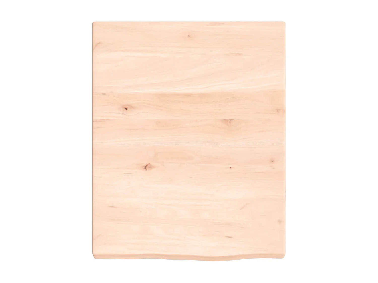 Wandplank 40x50x(2-4)cm onbehandeld massief eikenhout