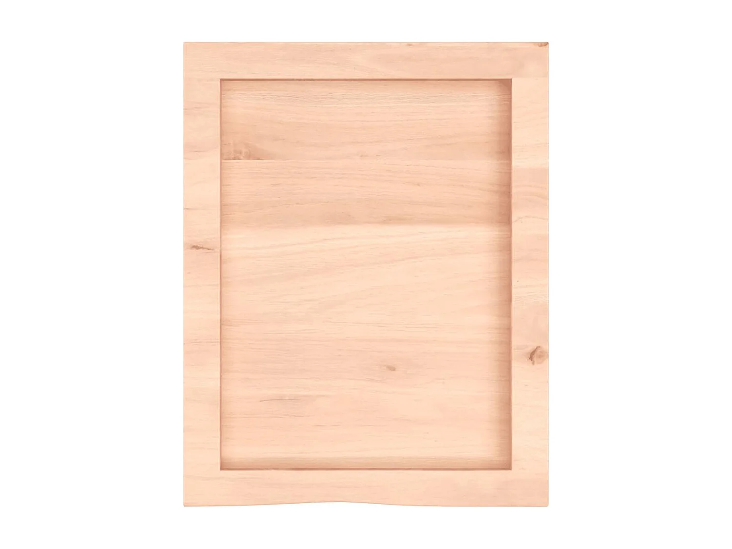 Wandplank 40x50x(2-4)cm onbehandeld massief eikenhout