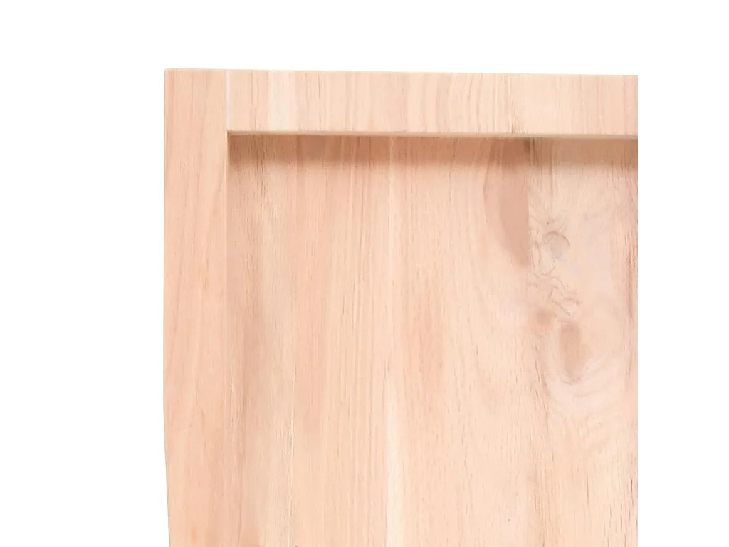 Wandplank 40x50x(2-4)cm onbehandeld massief eikenhout