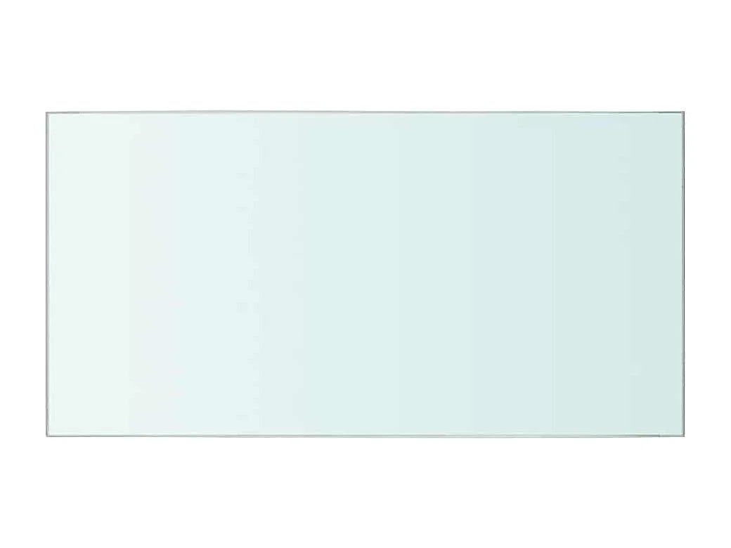 Panneaux d'étagère 2 pcs Verre Transparent 40 x 20 cm