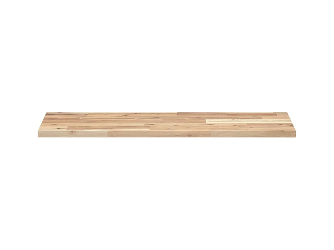 Zwevende planken 3 stuks 100x30x2 cm onbehandeld massief acacia
