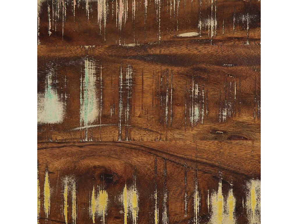 Veelkleurige kledingrek 80x40x190 cm