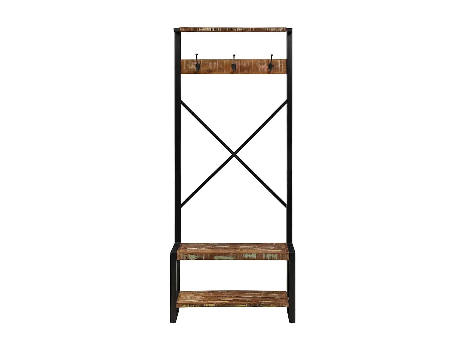 Porte-vêtements multicolore 80x40x190 cm