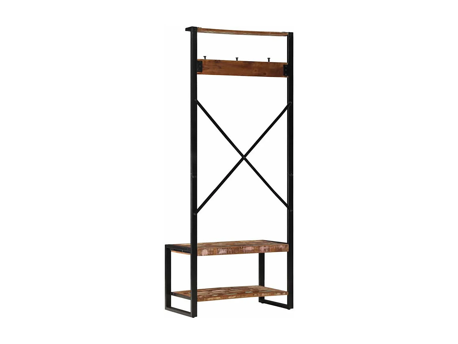 Porte-vêtements multicolore 80x40x190 cm