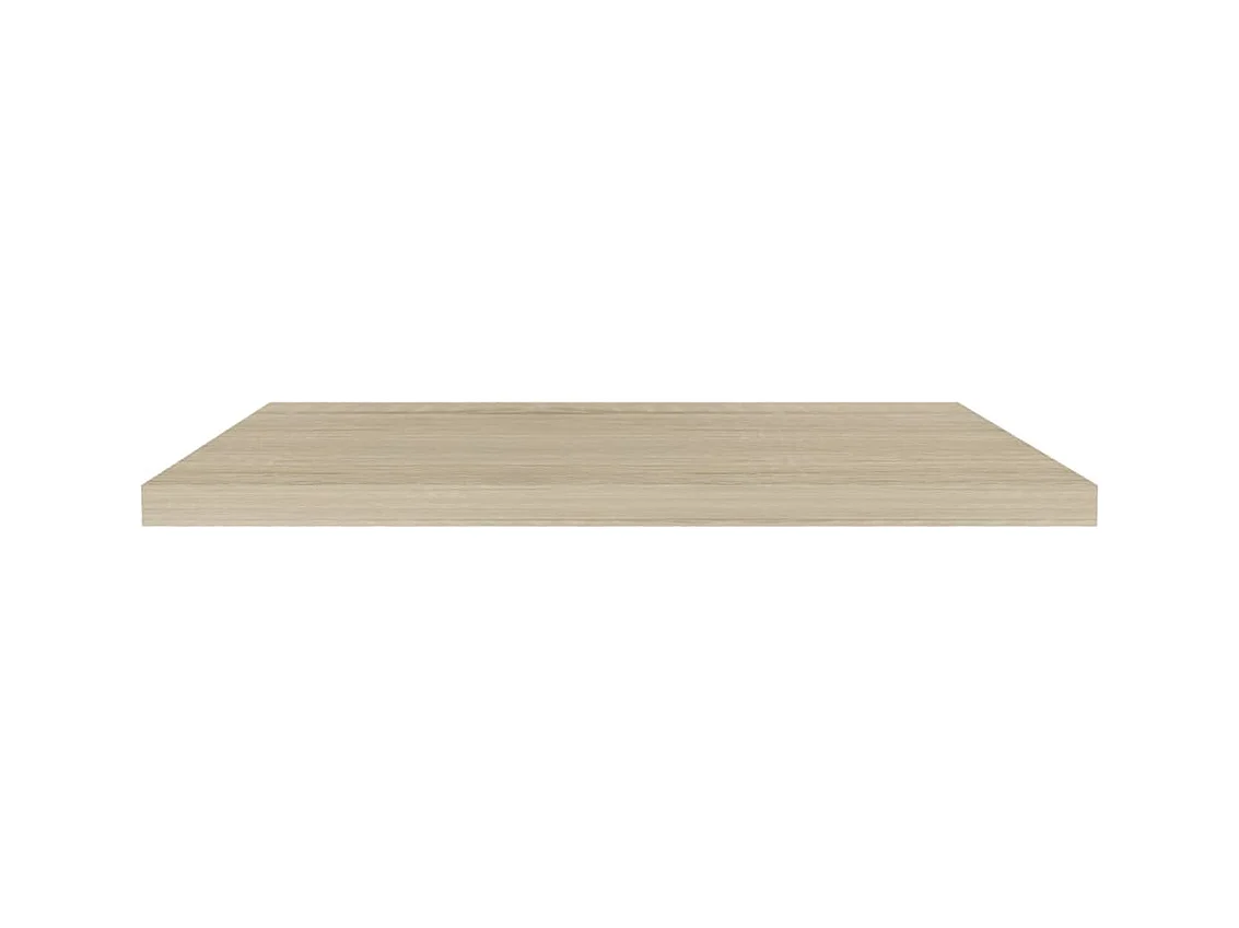 Estantes de pared flotantes 4 piezas roble 90x23,5x3,8 cm MDF