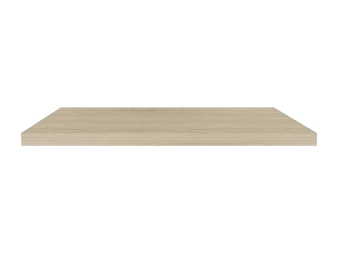 Estantes de pared flotantes 4 piezas roble 90x23,5x3,8 cm MDF