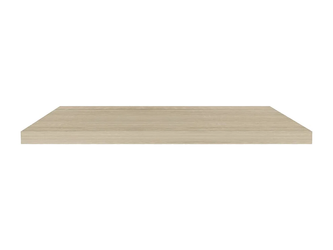 Estantes de pared flotantes 4 piezas roble 90x23,5x3,8 cm MDF