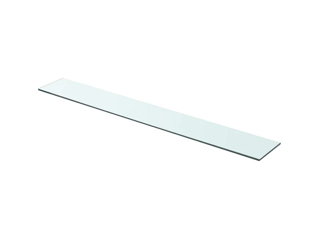 Panneau d’étagère Verre transparent 90 x 12 cm