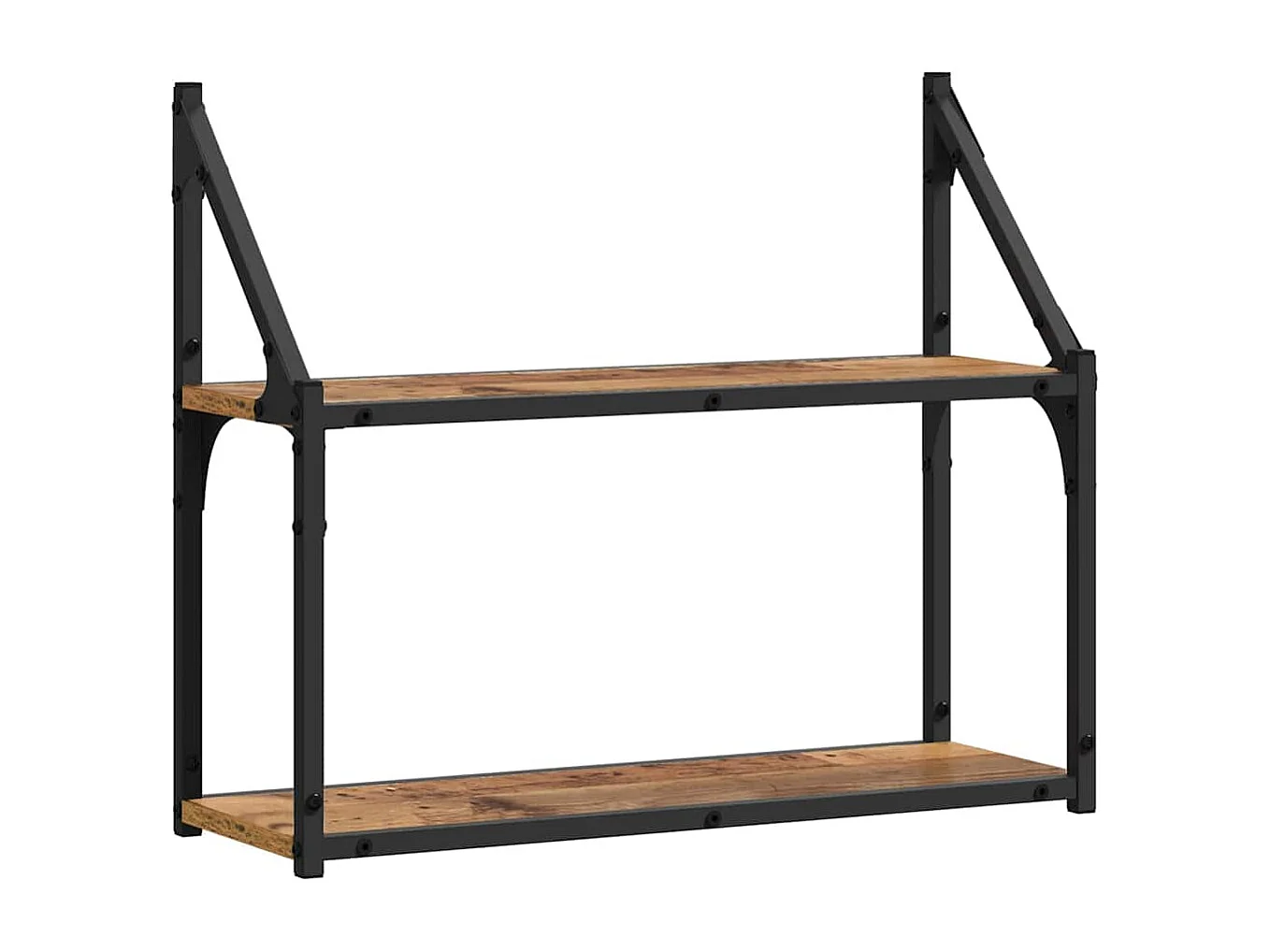 Estante de pared de madera antigua 60 x 21 x 51 cm Madera de ingeniería