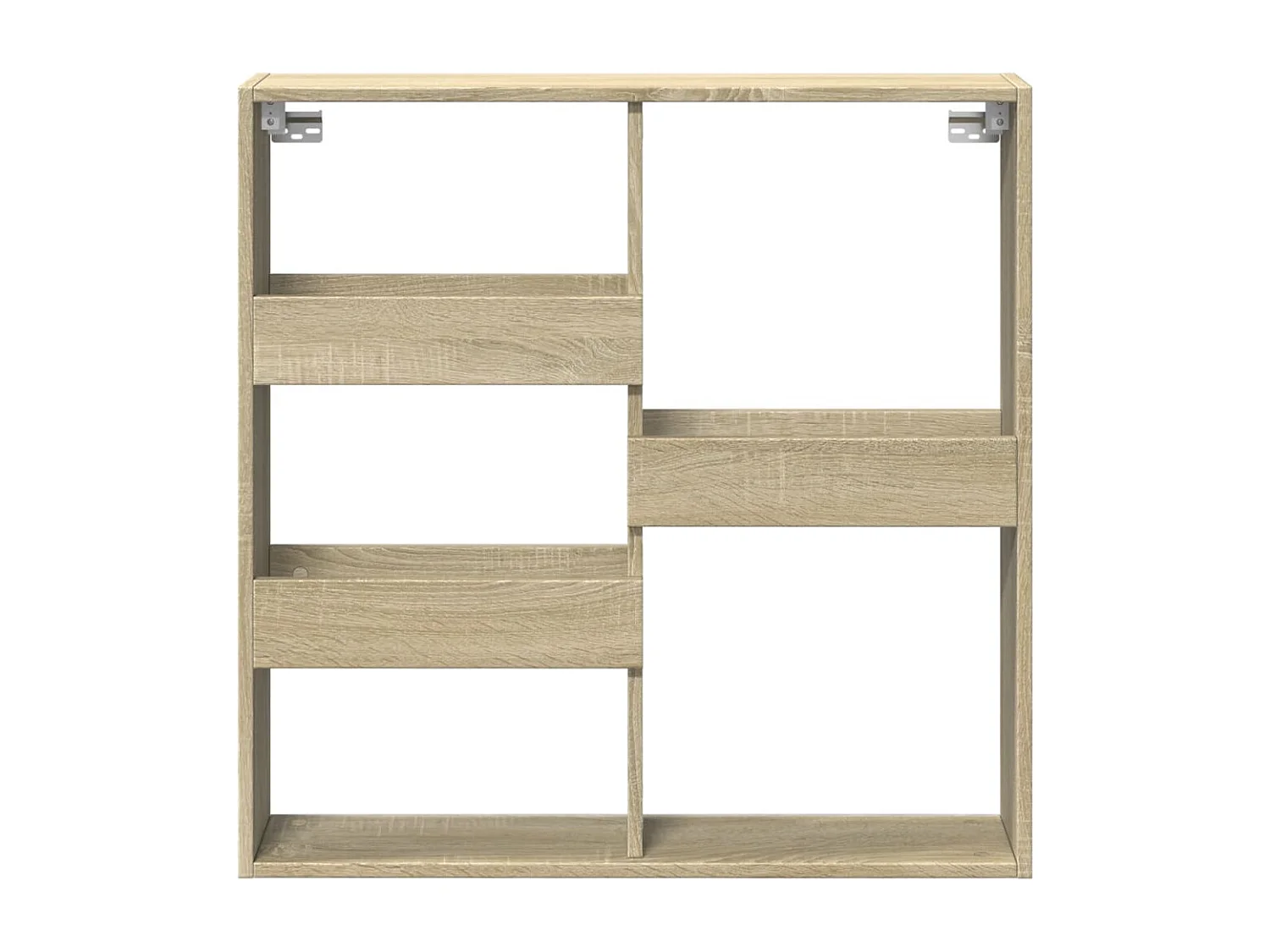 Armario de pared de roble Sonoma 80x15x80 cm madera de ingeniería