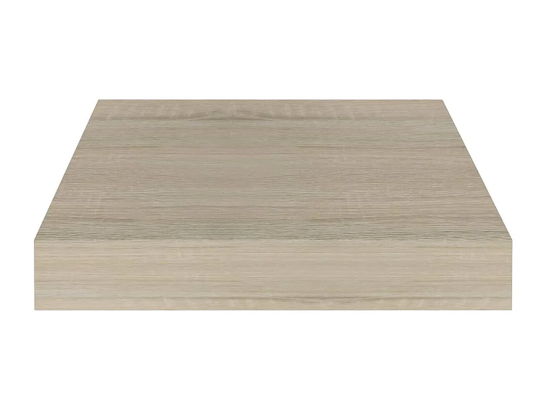 Estantes de pared flotantes 4 piezas roble 23x23,5x3,8 cm MDF