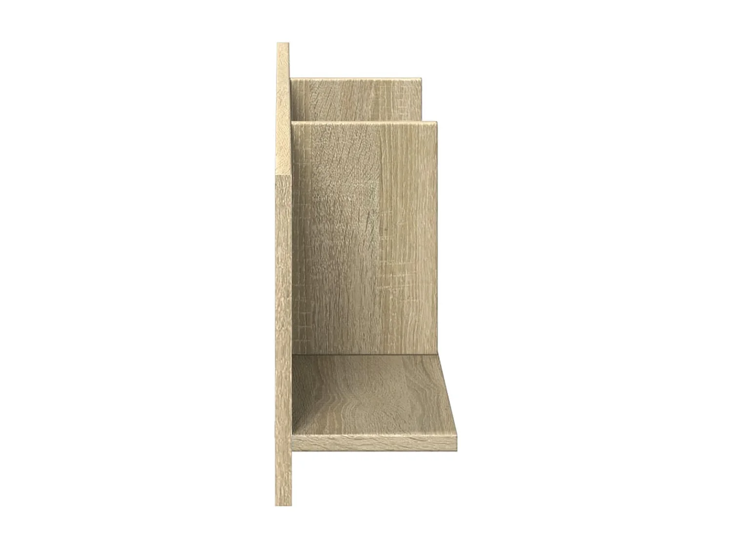 Wandkast 100x16,5x30 cm Sonoma eiken bewerkt hout