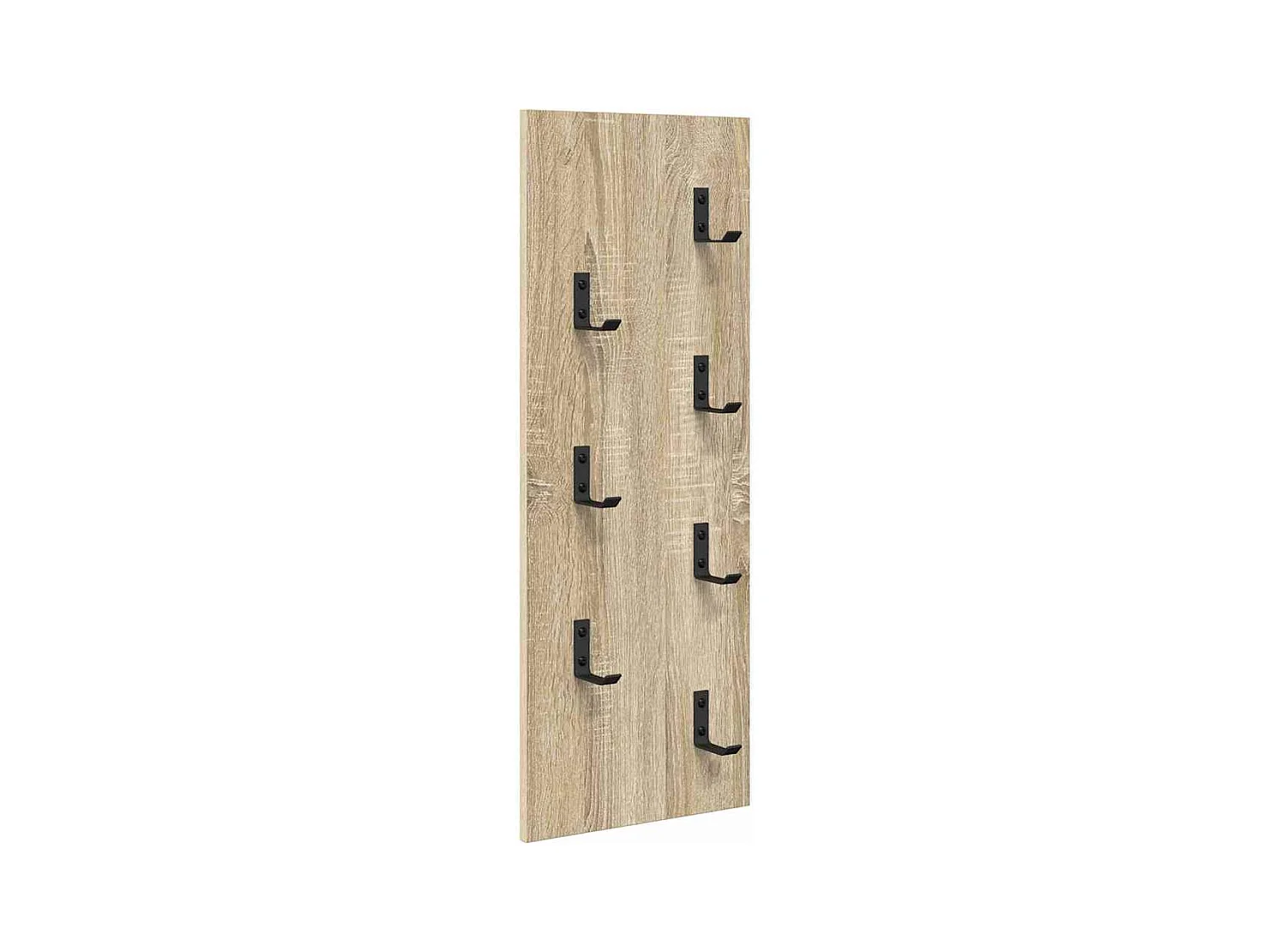 Appendiabiti da parete in rovere Sonoma da parete 30 x 1,5 x 80 cm
