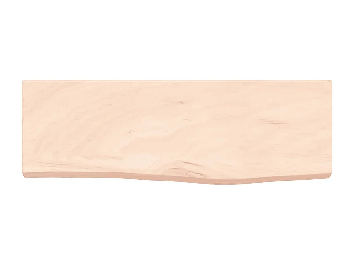 Étagère murale 60x20x4 cm bois de chêne massif non traité