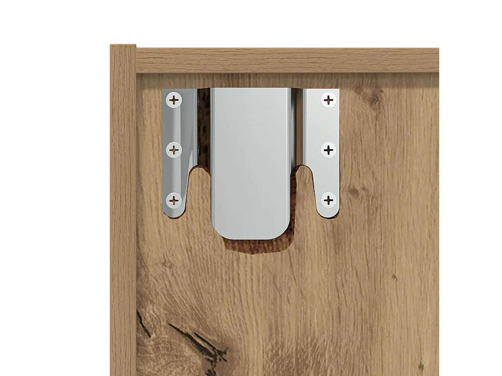 Libreria/mobile TV in legno vecchio 36x30x143cm in legno ingegnerizzato