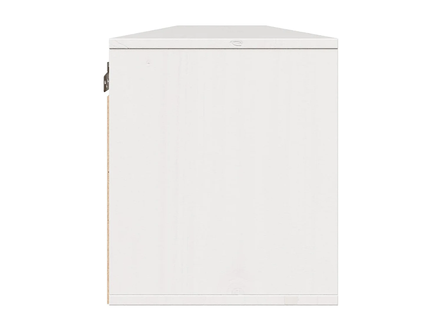 Armoires murales 2 pcs Blanc 100x30x35 cm Bois de pin massif