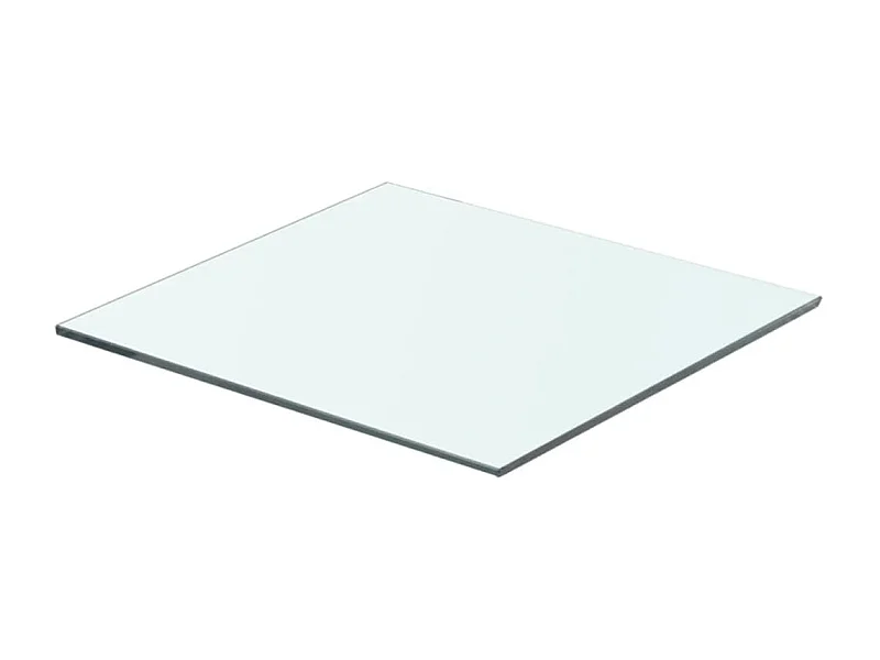 Pannello per mensola in vetro trasparente 40 x 30 cm