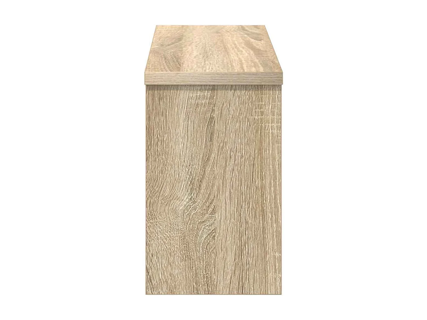 Appendiabiti da parete con ripiano in rovere Sonoma 50 x 16 x 26 cm