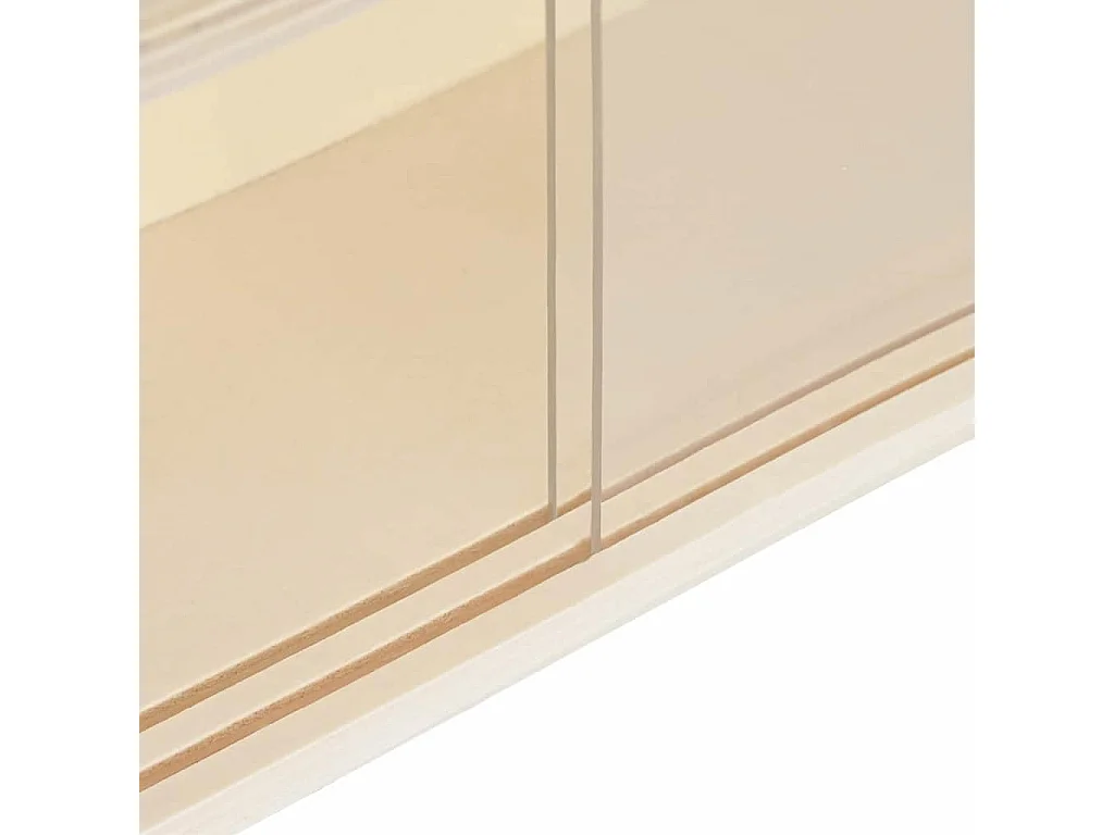 Caja de madera marrón 60 x 8,5 x 54 cm Contrachapado