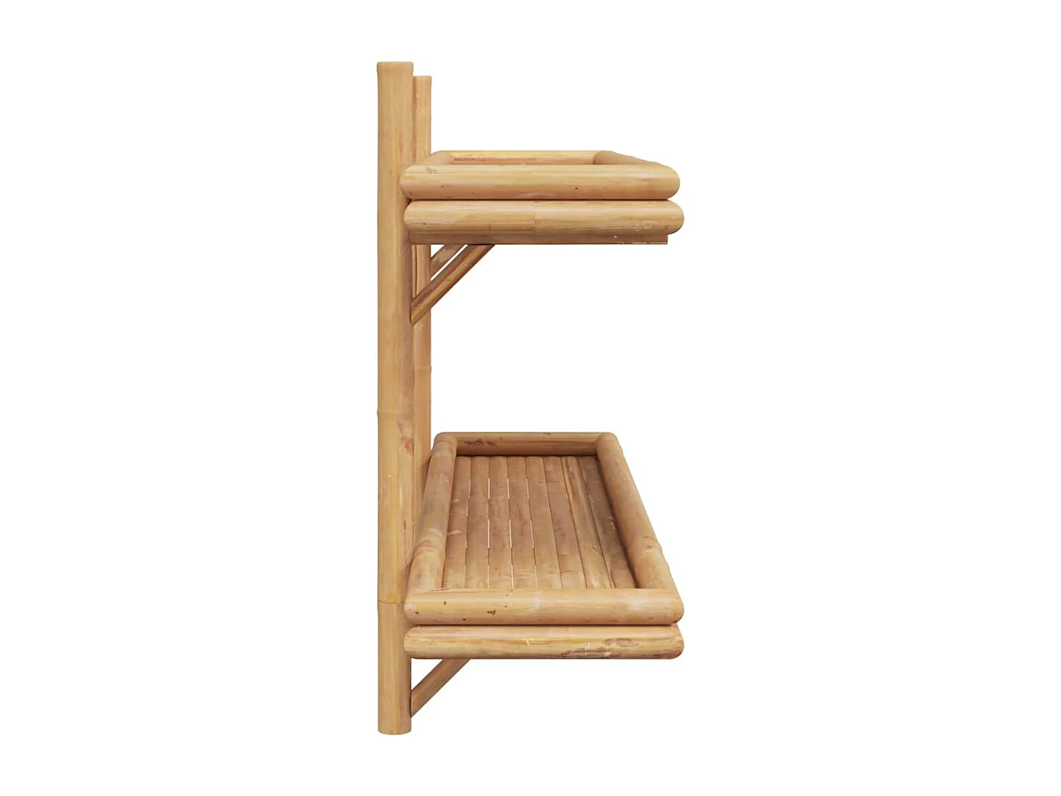 Étagère Murale avec étagère Marron 100 x 26 x 60 cm Bambou