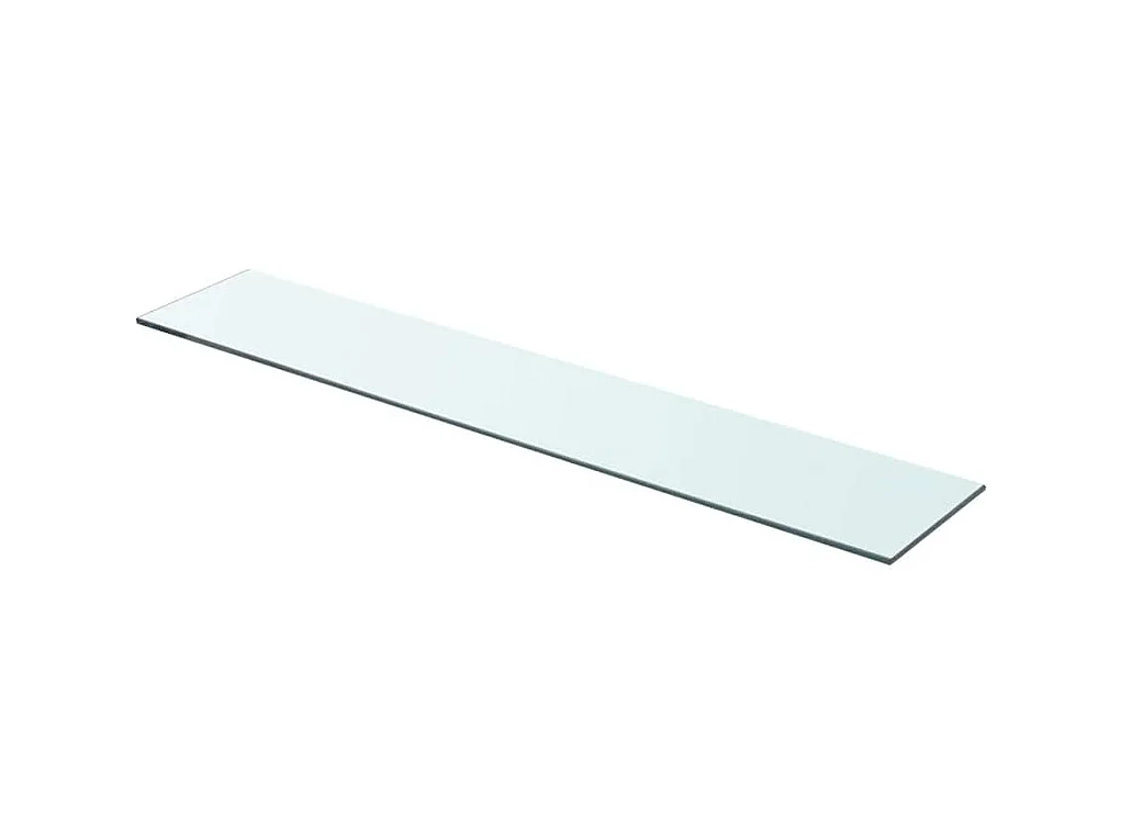 Panneau pour étagère Verre transparent 80 x 15 cm