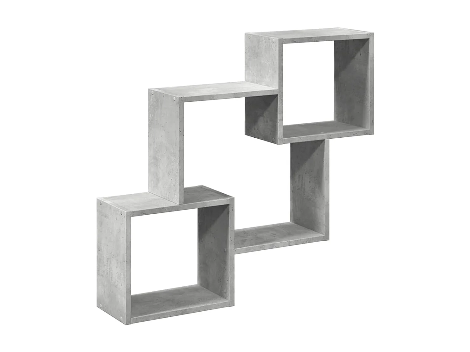 Armario de pared 78x18x71 cm madera de ingeniería gris hormigón